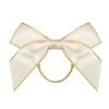 Estilo múltiple en stock cinta de borde dorado binaural cola de milano lazo pastel caja de regalo flores hecho a mano bolsa de flores decoración