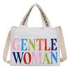 Internet Popular Canvas Bag 2024 Novo Estilo Pequeno Saco Quadrado Coreano Moda Bolsa Crossbody Bag Bolsa Feminina Comércio Exterior