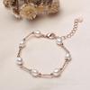 Joyería de perlas Zhuji venta al por mayor pulsera viento ins cuerda de mano viento suave longitud ajustable pulsera de perlas de agua dulce mujeres