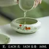 Serie de Juego de Té Pintado a Mano de las Dinastías Tang y Song, Juego de Té Kung Fu para Uso Doméstico, Incluye Gaiwan, Tetera, Tazas de Té, Posavasos, Recipiente para Té y Colección de Cuchara para Té