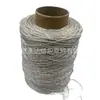 [Recomendación Principal] Gris Plata Brillante Lana de Seda Brillante Tejido a Mano DIY Hilo Metálico Hilo Dorado y Plateado Hilo Hueco Hilo Destellante
