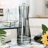 Jarrón de Cristal en Forma de Cono Estilo Nórdico Ins Simple Grande Transparente para Bambú de la Suerte Cultivado en Agua Adorno de Escritorio Sala de Estar Arreglo Floral