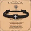 Adornos Transfronterizos Europeos y Americanos Cuadrado Cruz Simple Ajustable Pulsera Milanesa Moderna Sencilla Adornos de Mano para Hombres y Mujeres