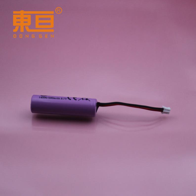 14500-500MAH-3.7V6A保护-PH2.0正1.
