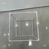 Marco de estudio de fotografía, carpa de tubo de hierro, marco de caja de entrega de tubo de hierro, tubo blanco de 12 mm de diámetro disponible