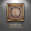 Pintura de Salón Central Thangka Nepalí Tibetano Estilo Chino, Pintura Decorativa para Caja de Medidor Eléctrico de Entrada, Pintura de Pared para Cubierta de Caja de Interruptores Eléctricos