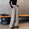 Pantalones Anchos de Punto de Lujo para Mujer, de Pierna Ancha, Holgados, con Dobladillo Estéreo de Purpurina, con/sin Terciopelo, para Invierno