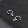 Pendientes de Plata de Ley S925 para Hombres y Mujeres, Aros Sencillos de Gama Alta de Nicho, Modelo Nuevo 2026 Pendientes Versátiles