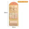 Bolsa Pendurável para Armazenamento de Dormitório Bolsa de Rede para Armazenamento de Roupa Íntima Calcinhas Meias Doméstica Organizador de Armário Pendurado Bolsa de Armazenamento Multicamadas