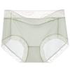 Calcinha de renda camélia feminina antibacteriana virilha sem rastros fina respirável cintura média sexy estilo feminino shorts triangulares finos