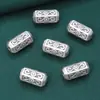Acessórios de prata esterlina 99 pés contas de barril de prata acessórios retrô 3D prata dura DIY material de miçangas feito à mão acessórios de joias atacado