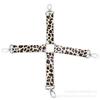 Suministros exclusivos para adultos transfronterizos, cuero sintético con estampado de leopardo y esposas con cerradura, esposas para pies, juguetes alternativos para manos y pies, ataduras de bondage.