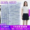 TR Cloud Wave Strip Malha Bolha Jacquard Strip Pano Moda Feminina Cardigan Top Casual Wear terno Tecido