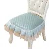 Almofadas para Mesa de Jantar e Cadeiras Estilo Europeu, Novas Almofadas de Assento de Inverno, Almofadas Ampliadas para Cadeiras de Jantar de Casa e Restaurante, Capas para Bancos