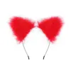 Lindo Pinza para el Cabello con Forma de Oreja Juguete Accesorios Aro Juego Color Sólido Conejo Corazón