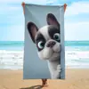 Toalla de Baño Más Vendida de Amazon Temu Shein, Toalla Cuadrada de Microfibra, Toalla de Playa Estilo Mascota, Se Puede Personalizar con Tu Propia Imagen