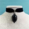 Comercio transfronterizo Amazon - Collar vintage de terciopelo hecho a mano, varias joyas góticas