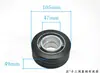 Ruedas para máquina cortadora de asfalto, ruedas giratorias de aluminio y caucho para máquina cortadora, accesorios para máquina cortadora de concreto, rodamientos de rueda para caminar