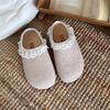 Zapatillas Casuales Artísticas Estilo Mori Retro de Encaje 2025 Nuevas de Suela Gruesa con Falda para Usar por Fuera Slip-on Medias Zapatillas