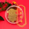 Popular Pegatina de Teléfono de Oro Puro 999 de 2 mg para Riqueza y Prosperidad, Pegatina de Teléfono Dorada con Temática de Princesa, Regalo para Transmisiones en Vivo