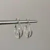 Design Simples e Estiloso, Brincos de Argola Entrelaçados de Camada Dupla para Mulheres, Únicos e Modernos, Nicho, Luxo Leve, Brincos Versáteis