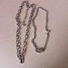 Collar de moda de estilo europeo y americano apilado con múltiples capas para mujer, estilo hip-hop moderno, simple, estilo frío, cadena de clavícula, collar grueso
