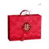Caja de Dulces para Boda 2025 Caja Vacía con Acabado de Alta Gama, Caja de Regalo para Invitados, Detalle de Compromiso Estilo Chino, Caja de Regalo No Plegable