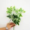 Decoração de Flor Artificial Parede de Planta Verde Pequeno Buquê Casa Sala de Jantar Parede Inserção de Grama Planta Pequena Planta Artificial Parede