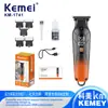 Clipper Eléctrico Más Vendido Transfronterizo Km-1741, Cortapelos Multifuncional para Recorte de Cabeza de Aceite, Cortapelos Inteligente Digital Ajustable