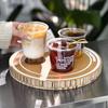 Cafetería Celebre de Internet Bandeja para Tazas de Té con Leche de Papel Corrugado Portavasos de Papel Nido de Abeja Posavasos Desechable Creativo con Sentido Avanzado