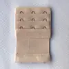 Fivela Estendida Elástica de Alta Elasticidade para Sutiã Três Fileiras Três Fivelas Fivela de Aço Inoxidável Fivela Estendida para Roupa Íntima Fivela de Sutiã Botão Traseiro