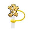 Serie Oso Arcoíris Funda para Popote Tapa para Popote Tapón de Polvo de Silicona Decoraciones Lindas de Anime para Popotes en stock Mayoreo