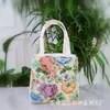 Bolsa de Mão Bordada com Fio de Ouro em Tecido de Sofá Estilo Novo, Bolsa Bordada de Yunnan, Bolsa Pequena Feminina