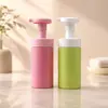 Botella Espumadora de Mousse Hombro Plano 200ml Botella de Espuma para Limpiador Facial Botella de Cuidado Tipo Prensa para Gel Antibacterial para Manos Pet