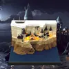 Regalos Creativos Culturales y Creativos, Calendario de Escultura de Papel Casa en el Árbol, Adornos de Escritorio, Atracciones Turísticas, Recuerdos para Reuniones de Negocios, Notas Estéreo 3D