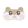 Bolsa de hielo linda de dibujos animados estilo coreano para uso dual frío y caliente, antifaz para dormir, antifaz de hielo con dobladillo