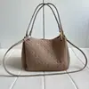 Bolso de Cubo Tejido de Piel de Vaca Escarchada de Primera Capa Transfronterizo, Bolso Portátil de Paracaídas para Otoño e Invierno, Bolso Cruzado Versátil para Mujer