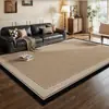 Alfombra de Estilo Medieval para Sala de Estar, Estilo Retro Francés, Lavable y Limpiable con Trapo, Sofá, Dormitorio, Felpudo sin Mantenimiento, Cobertura de Área Grande