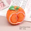 Acessórios de Resina DIY Desenho Animado, Enfeites de Presilha Laranja Bicolor Tridimensional, Clipes de Flor para Sapato, Pingentes de Chaveiro, Acessórios