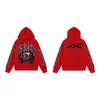 Cruzamento de Fronteiras Novo Europeu e Americano Hellstar Hell Star Marca da Moda Moletom com Capuz Letra Estampa Retro Solto para Homens
