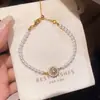 Pulseira de Pérolas Irregular Ajustável Estilo Francês, Design de Nicho, Pulseira Versátil, Luxo Leve, Sensação de Alto Padrão, Joias para Atacado