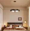 Lámpara de Escritorio de Nogal Estilo Medieval Espectro Completo Diseñador de Restaurante Lámpara de Techo para Dormitorio Estilo Crema Protección Ocular