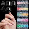 Nueva pieza de nail art transfronteriza ultracorta sin grabar pulido sin costuras europea y americana esmerilada dedo falso 600 piezas venta al por mayor de uñas