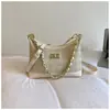 Bolsa de Grande Capacidade para Mulheres 2026 Verão Novo Estilo Bolsa de Ombro com Corrente Simples Transversal Tendência Elegante Bolsa Quadrada Pequena para o Dia a Dia