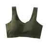 Ropa Interior Sin Costuras de Seda de Hielo para Mujer, Talla Grande, Sin Aros, Chaleco Deportivo para Mujer, Transpirable, Hermoso Espalda, Sujetador Fino Cómodo