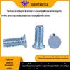 FONTE Parafuso de chapa de aço carbono FH-M4-L endurecido de fábrica proteção ambiental rebite de zinco azul e branco rebite