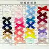 Acessórios de grampo de cabelo com laços de cetim coloridos, laços de fita feitos à mão, caixas de presente, embalagem de bolo, fitas DIY