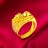 2023 Nuevo brazalete valiente anillo para hombre dominador pulsera de oro vietnamita al por mayor