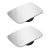 Espejo retrovisor de coche espejo de punto ciego de coche espejo auxiliar de marcha atrás HD ajustable 360 grados borde sin borde arco largo espejo redondo pequeño