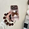 Funda para teléfono móvil Apple 16promax iPhone 15 Otoño e Invierno 14 Lazo Retro Cuadros 13 Coreano 12 Felpa